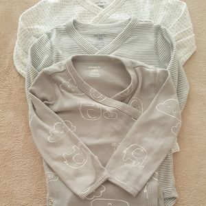 Long sleeve  baby bodysuits 18 months gently  used